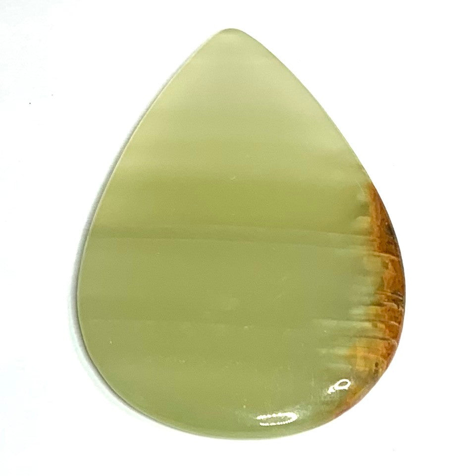One of a Kind Banded Onyx Teardrop Cabochon-57 x 39mm (CAB3817)