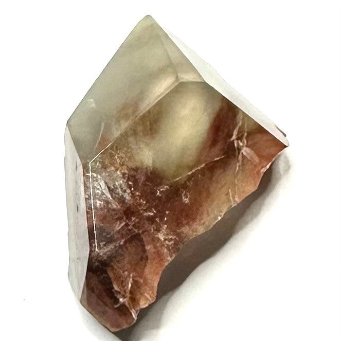 RARE-One of a Kind Amphibole Quartz Faceted and Polished Stone-48 x 30mm (NC5538)