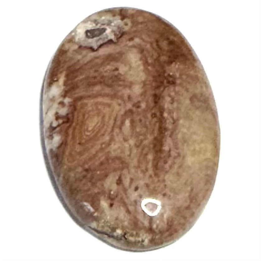 One of a Kind Rosetta Jasper Cabochon-40 x 26mm