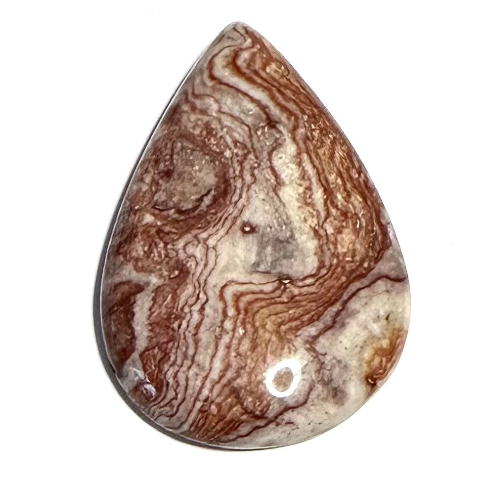 One of a Kind Rosetta Jasper Cabochon-36 x 25mm-CAB6629