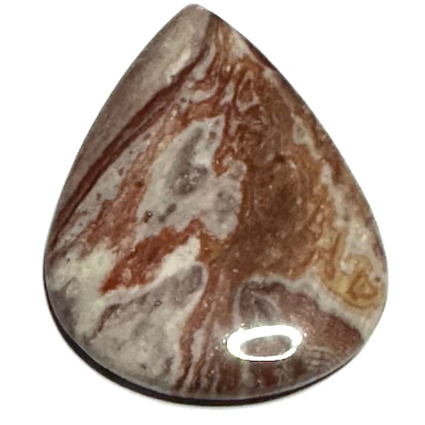 One of a Kind Rosetta Jasper Cabochon-52 x 39mm
