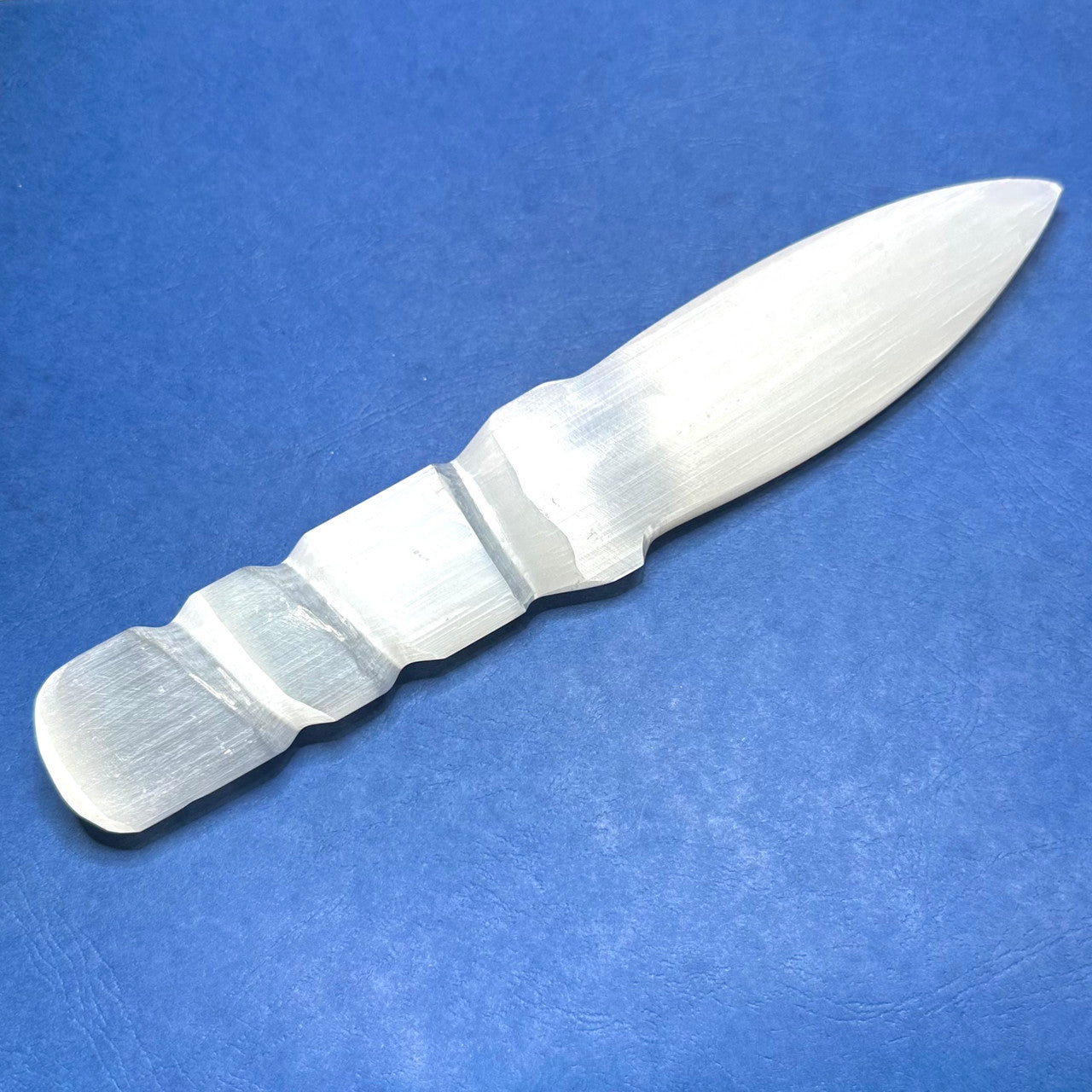 Selenite Carved Dagger Stone-8 3/4 x 1 1/2 (NC5564)