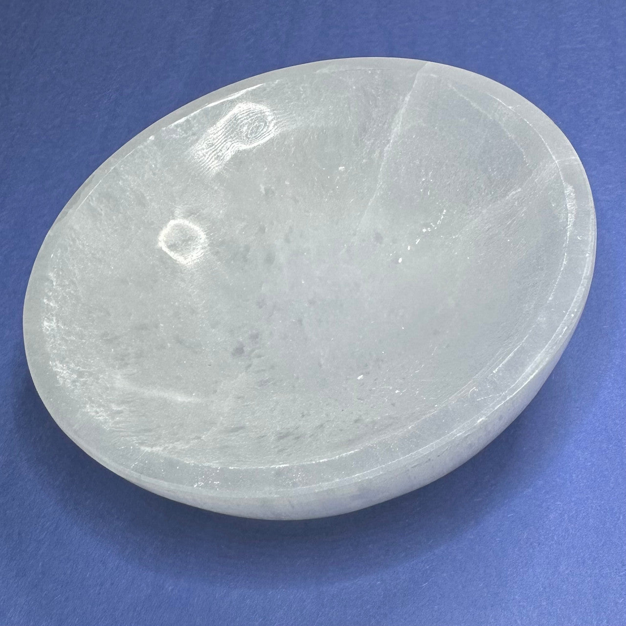 Selenite Carved Round Bowls-2 x 5 1/2" (NC5576)