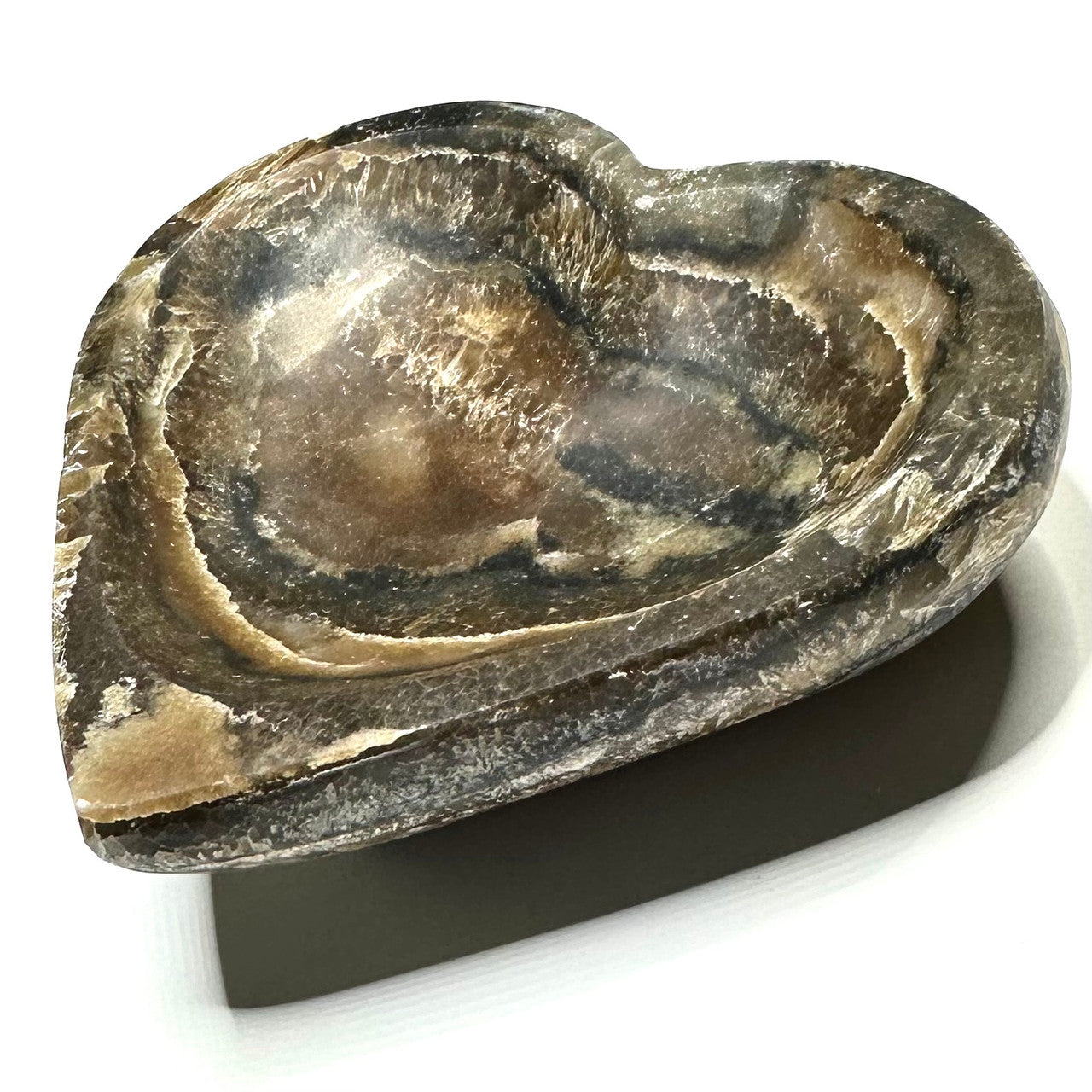 Onyx Carved Heart Bowls-1 x 4" (NC5582)