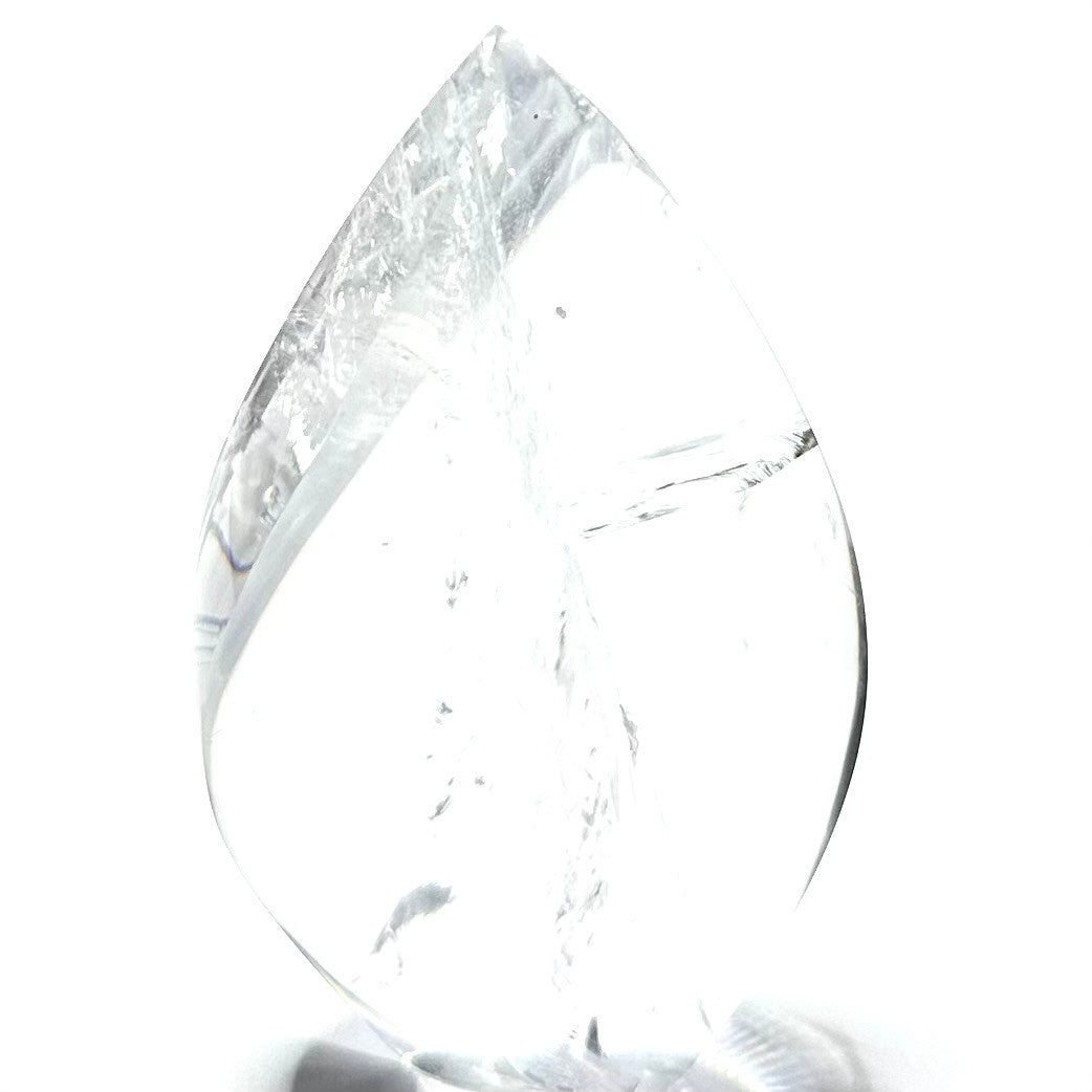 One of a Kind Quartz Crystal with Rainbow Inclusions Flame Tower-2 1/2  x 1 1/2"-NC6646