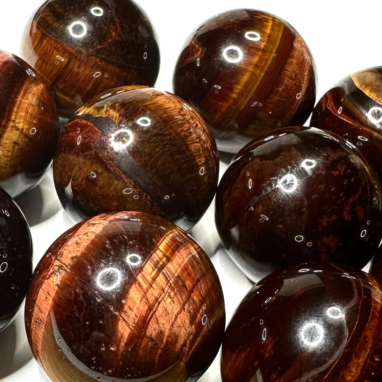 Red Tiger's Eye Spheres-1 1/4" (NC5610)