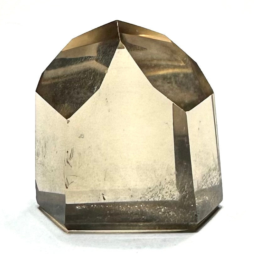 One of a Kind Smokey Quartz with Rainbow Inclusions Mini Tower Stone-40 x 36mm (NC5626)