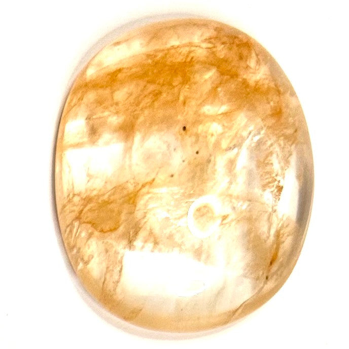 One of a Kind Golden Healer Quartz Cabochon-43 x 35 x 11mm