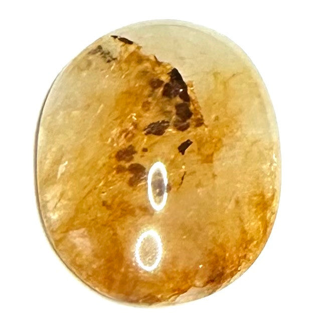 One of a Kind Golden Healer Quartz Domed Cabochon-38 x 30 x 9mm