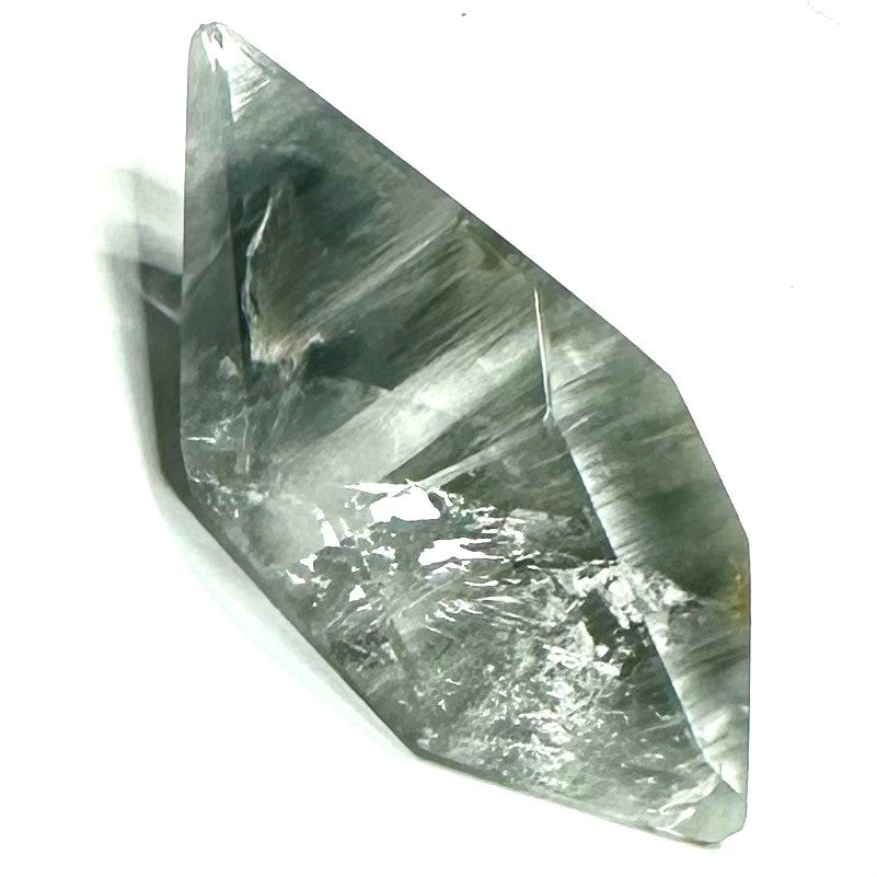 One of a Kind Blue Tara Quartz Freeform Stone Pendant-39 x 18mm