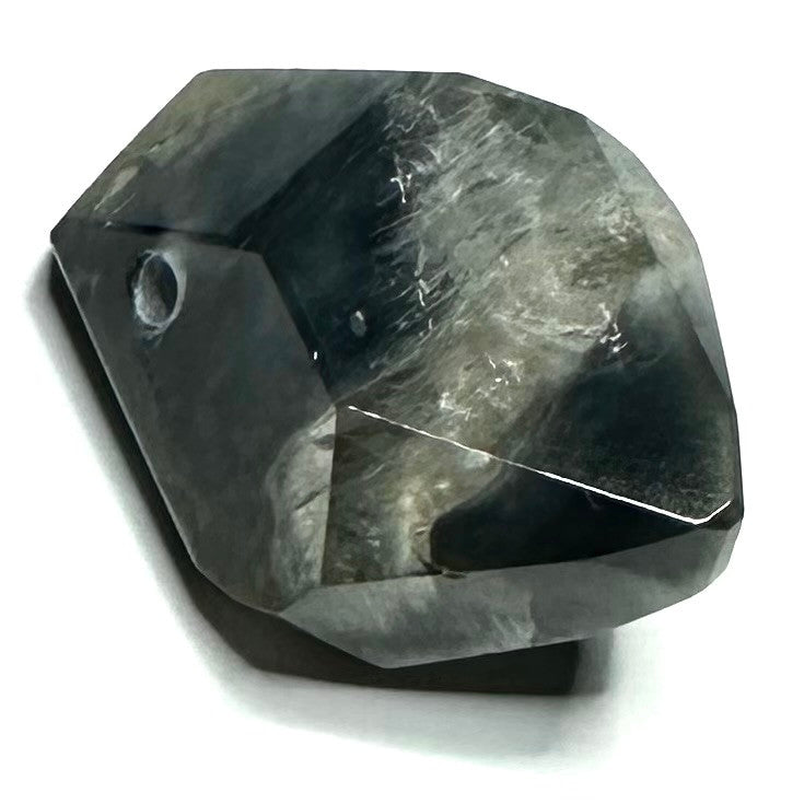 One of a Kind Blue Tara Quartz Freeform Stone Pendant-36 x 24mm