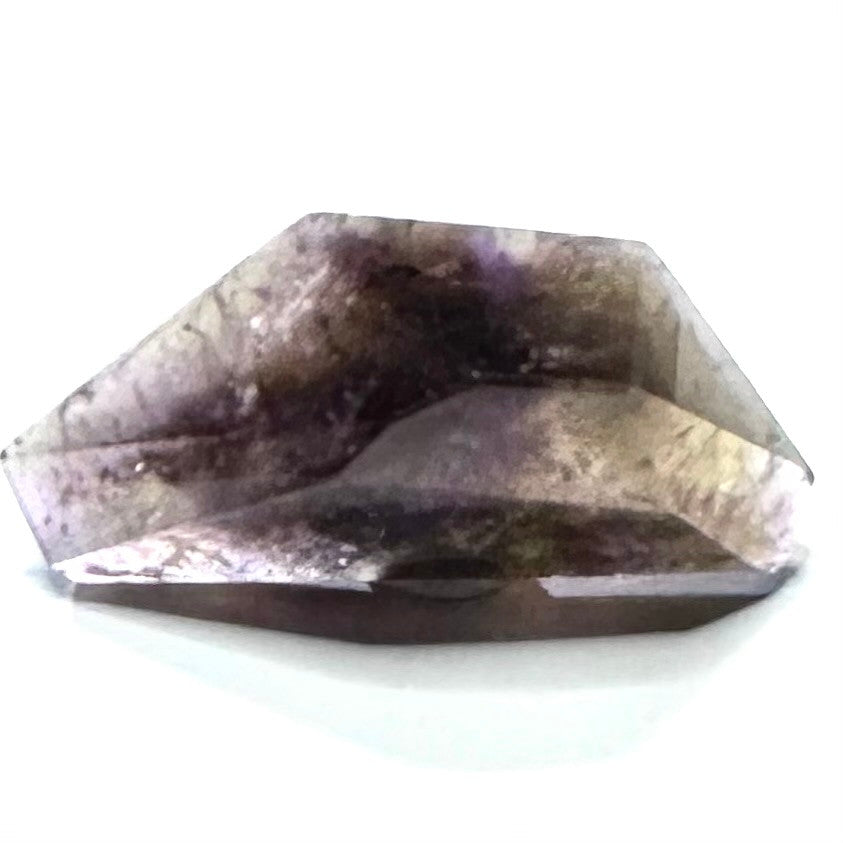 One of a Kind Ametrine with Rainbow Inclusions Freeform Stone-1 1/2 x 3/4"