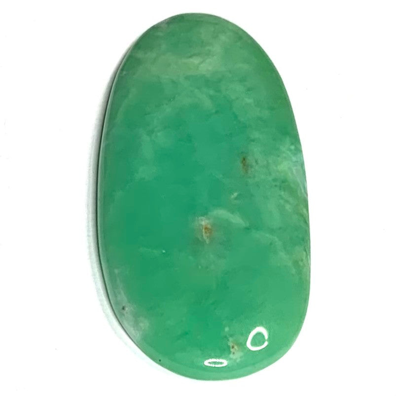 One of a Kind Chrysoprase Freeform Cabochon-46 x 21mm (CAB3971)