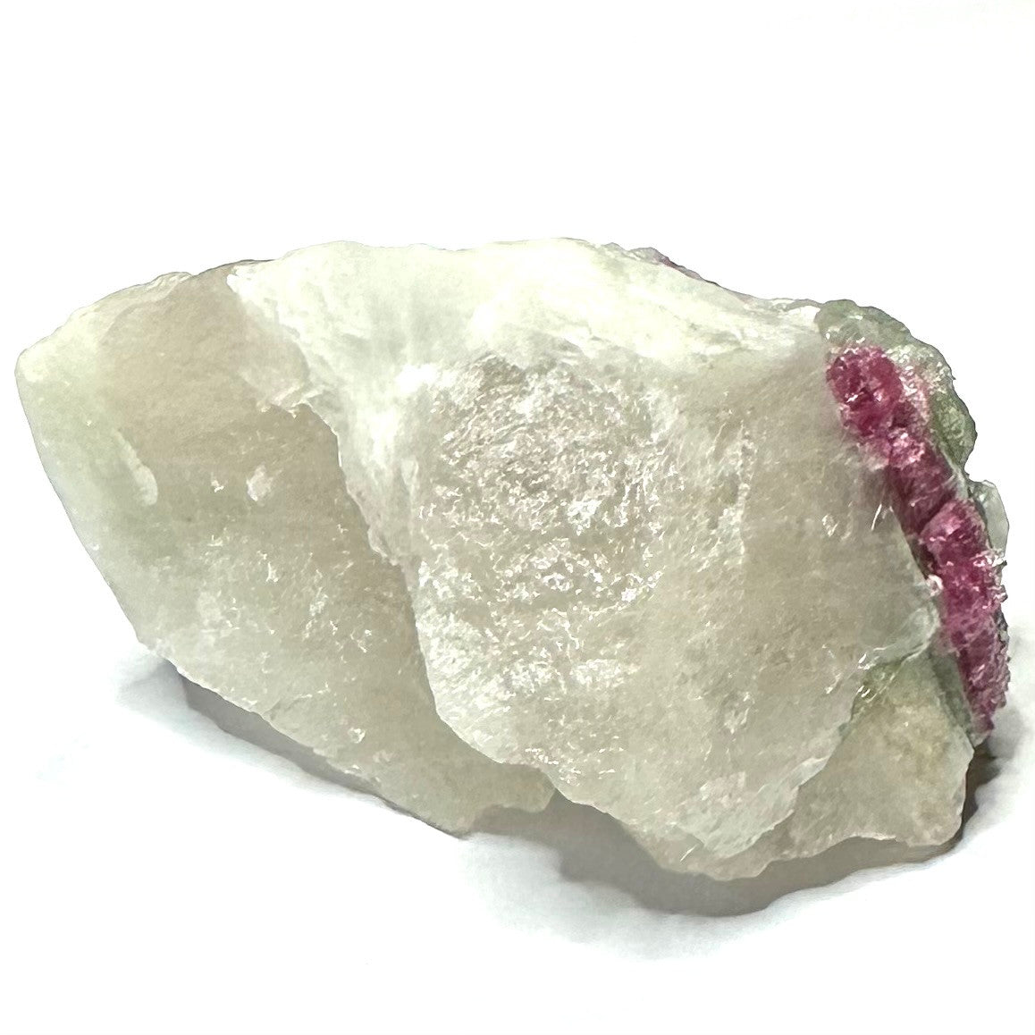 One of a Kind Watermelon Tourmaline in Feldspar-3 1/4 x 2"