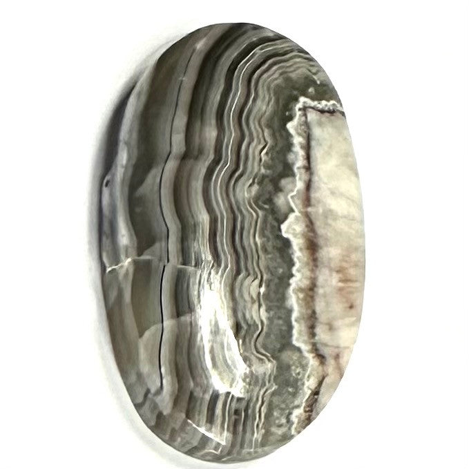 One of a Kind Crazy Lace Agate Cabochon-36 x 21 x 7mm