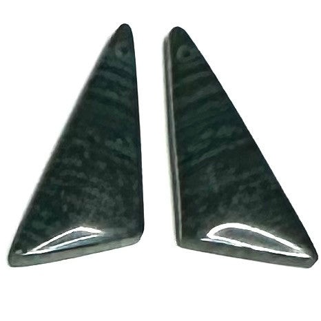 One of a Kind Indonesian Jade Pendant/Earring Pair-30 x 12mm-SP6819