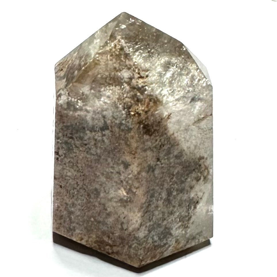 One of a Kind Garden Quartz with Rainbow Inclusions Mini Stone Tower-1 1/2 x 1"