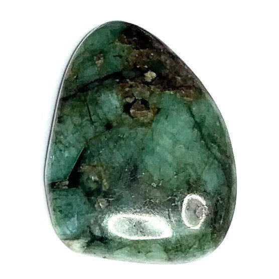One of a Kind Emerald Matrix Freeform Cabochon-35 x 25mm-AAA Grade (CAB4049)