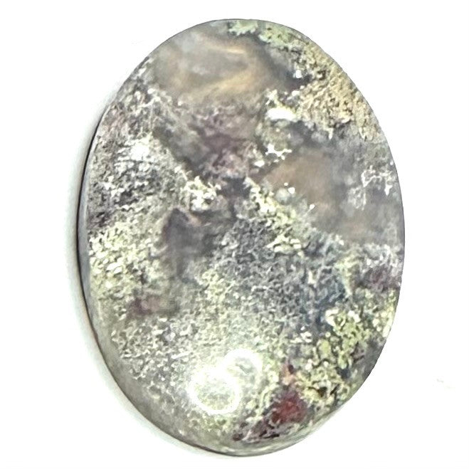 One of a Kind Moss Agate Cabochon-37 x 26mm