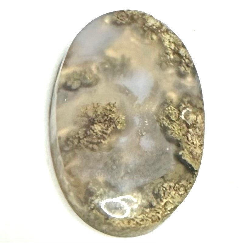 One of a Kind Moss Agate Cabochon-34 x 22mm