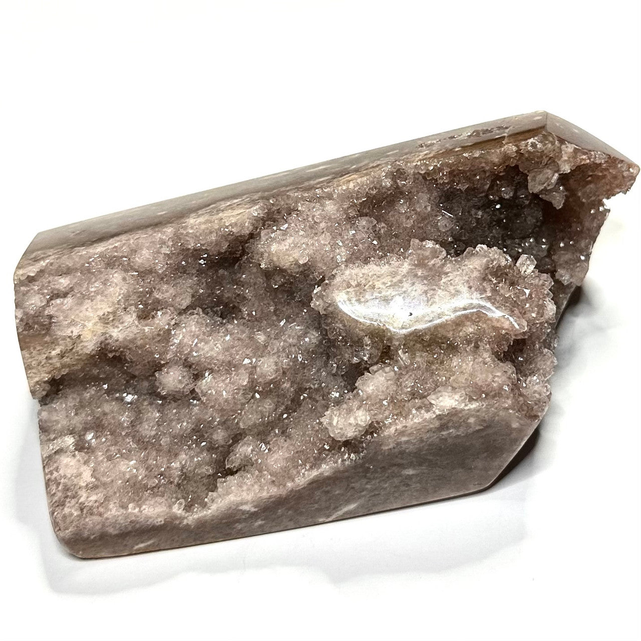 One of a Kind Pink Amethyst Druzy Cluster Tower-4 1/2 x 2 1/2"-NC6871