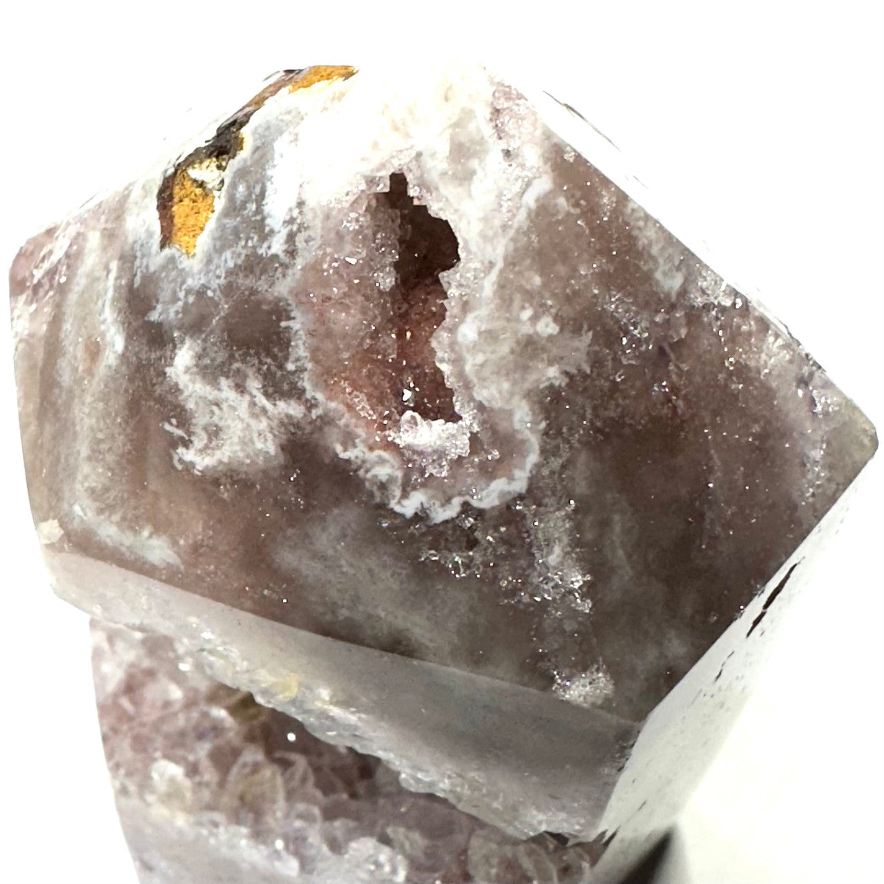 One of a Kind Pink Amethyst Cluster Tower- 3 1/4 x 2"