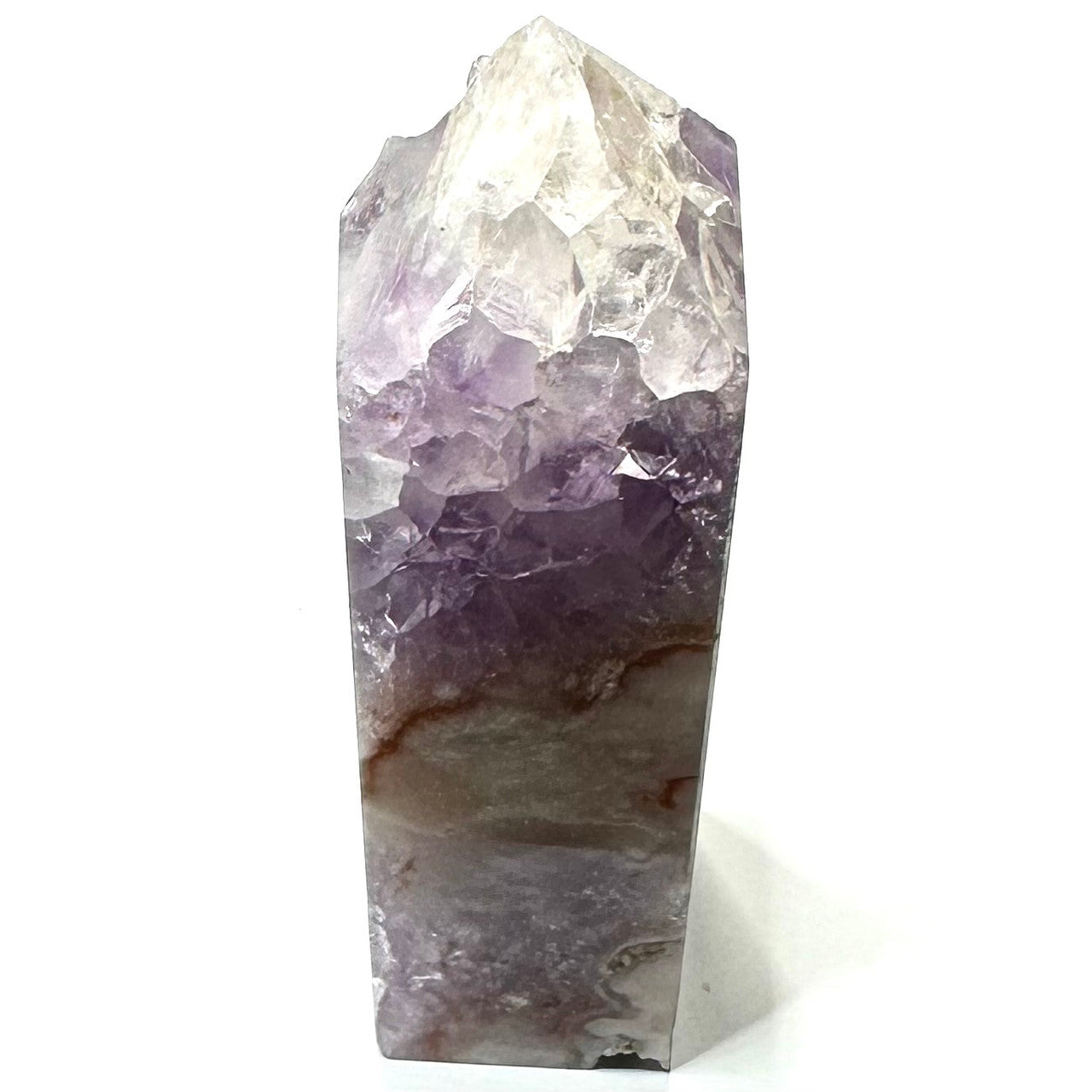 One of a Kind Pink Amethyst Stone Tower- 3 1/2 x 1 1/4"