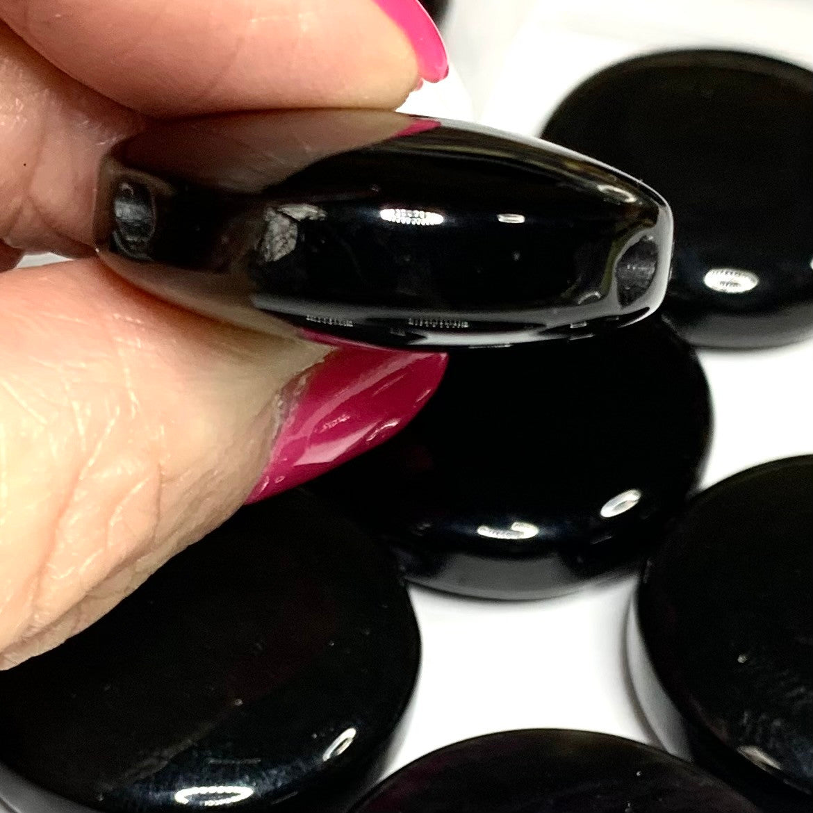 Rainbow Obsidian Round Disc Focal Beads-30mm-AA Grade (SP4096)