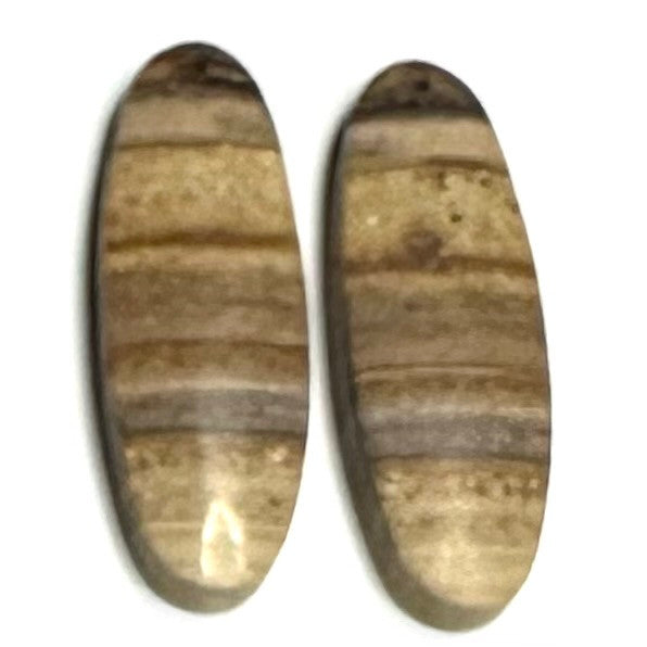 One of a Kind Desert Jasper Earring/Pendant Pair-37 x 12mm-SP6914