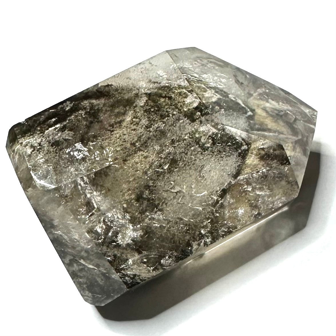 One of a Kind Garden Quartz with Rainbow Inclusions Mini Stone Tower-1 1/2 x 1"-NC6947