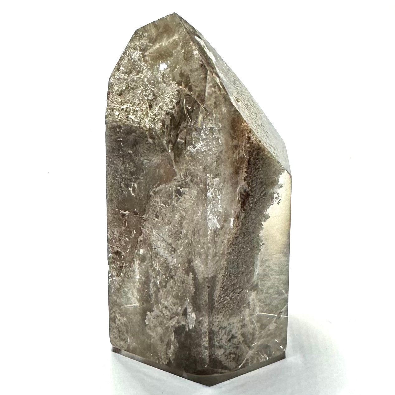 One of a Kind Garden Quartz with Rainbow Inclusions Mini Stone Tower-1 3/4 x 1"