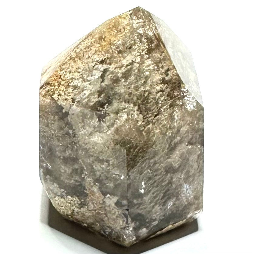 One of a Kind Garden Quartz with Rainbow Inclusions Mini Stone Tower-1 1/4 X 1 1/4"