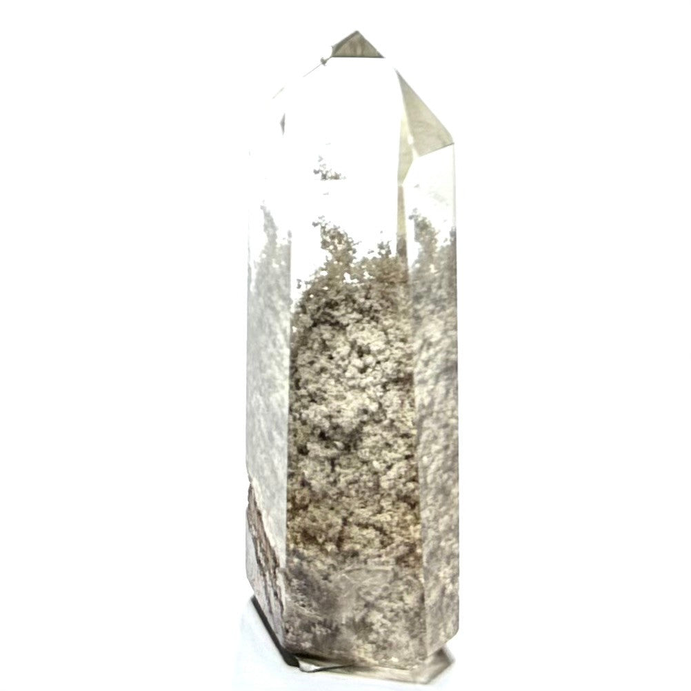 One of a Kind Garden Quartz with Rainbow Inclusions Mini Stone Tower-2 1/4 x 1"