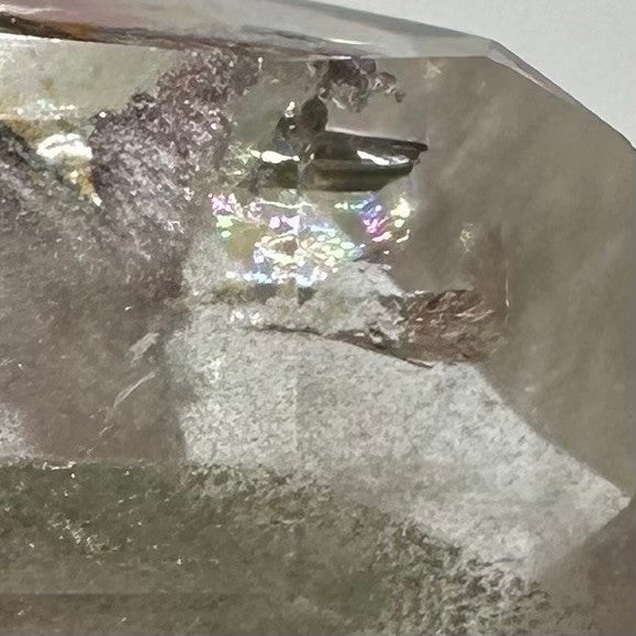 One of a Kind Garden Quartz with Rainbow Inclusions Mini Stone Tower-1 x 3/4"