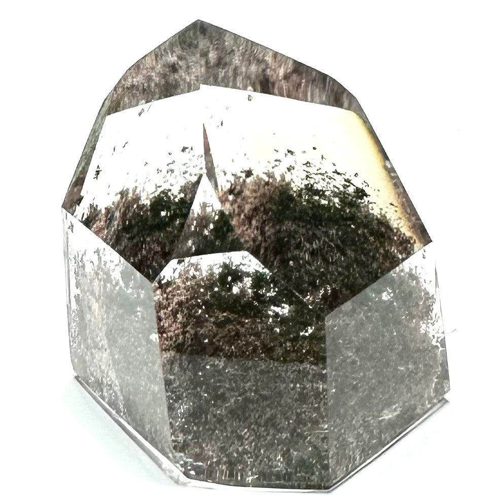 One of a Kind Garden Quartz with Rainbow Inclusions Mini Stone Tower-1 1/2 x 1 1/2"