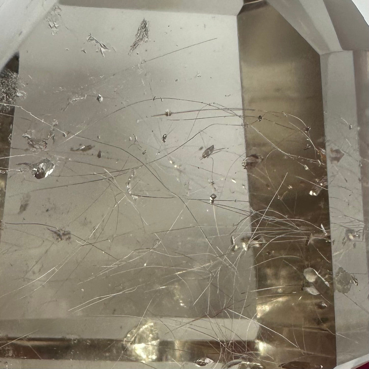 One of a Kind Rutilated Quartz Crystal Mini Tower-1 1/2 x 1 3/4"