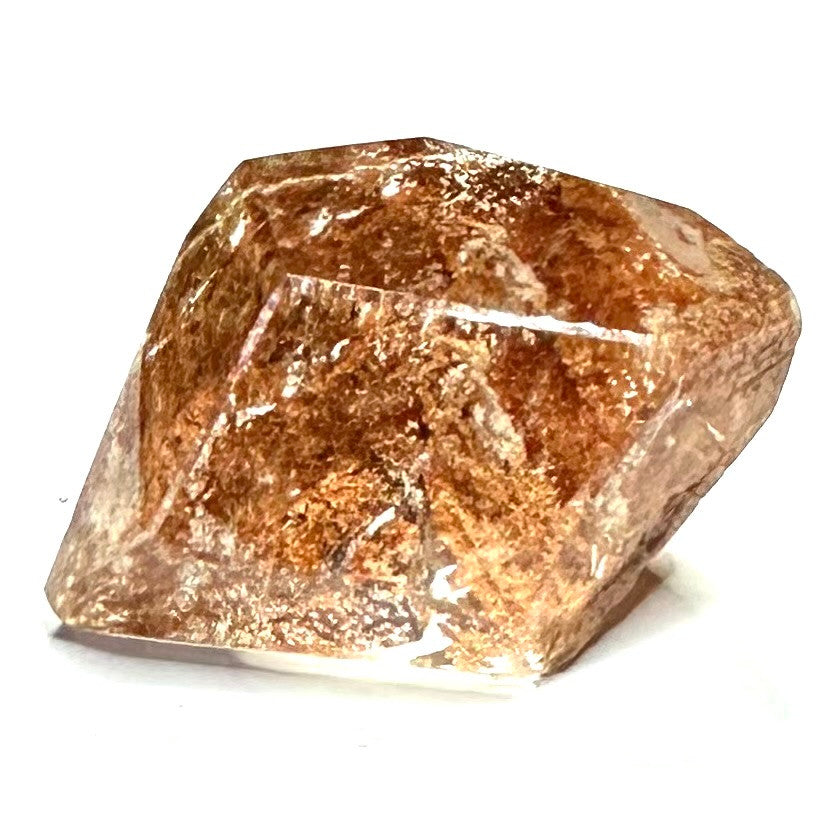 One of a Kind Garden Quartz  Rainbow Inclusions Freeform Stone-1 1/2 x 1 1/4"