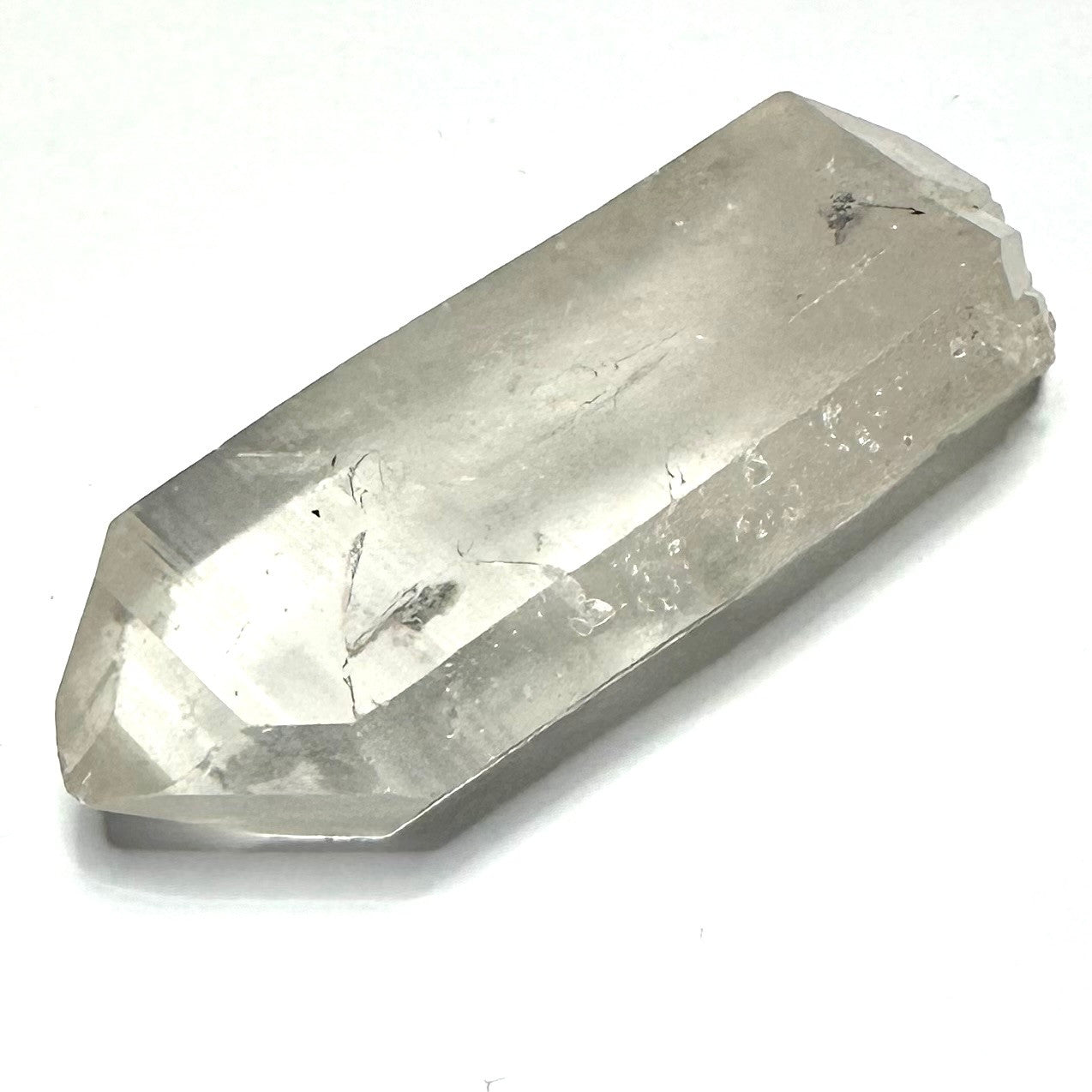 One of a Kind Partially Polished Lemurian Quartz Crystal Terminated Point-3 x 1 1/4"
