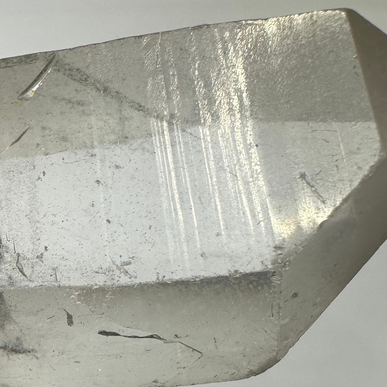 One of a Kind Partially Polished Lemurian Quartz Crystal Terminated Point-2 1/4 x 1"