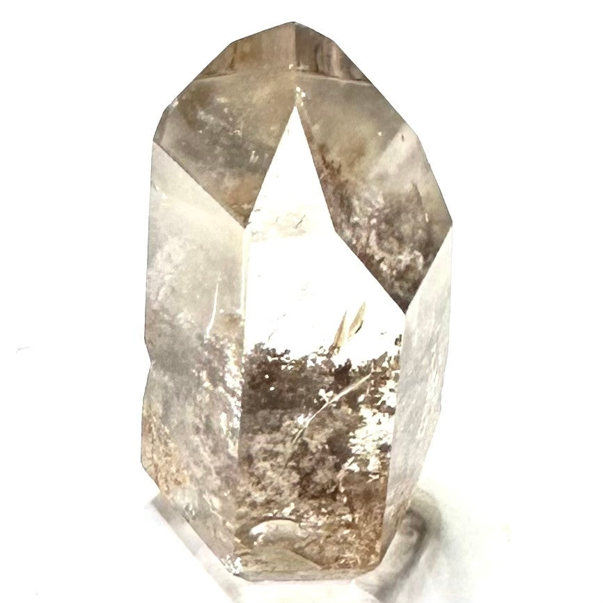 One of a Kind Garden Quartz with Rainbow Inclusions Mini Stone Tower-1 1/2 x 3/4"