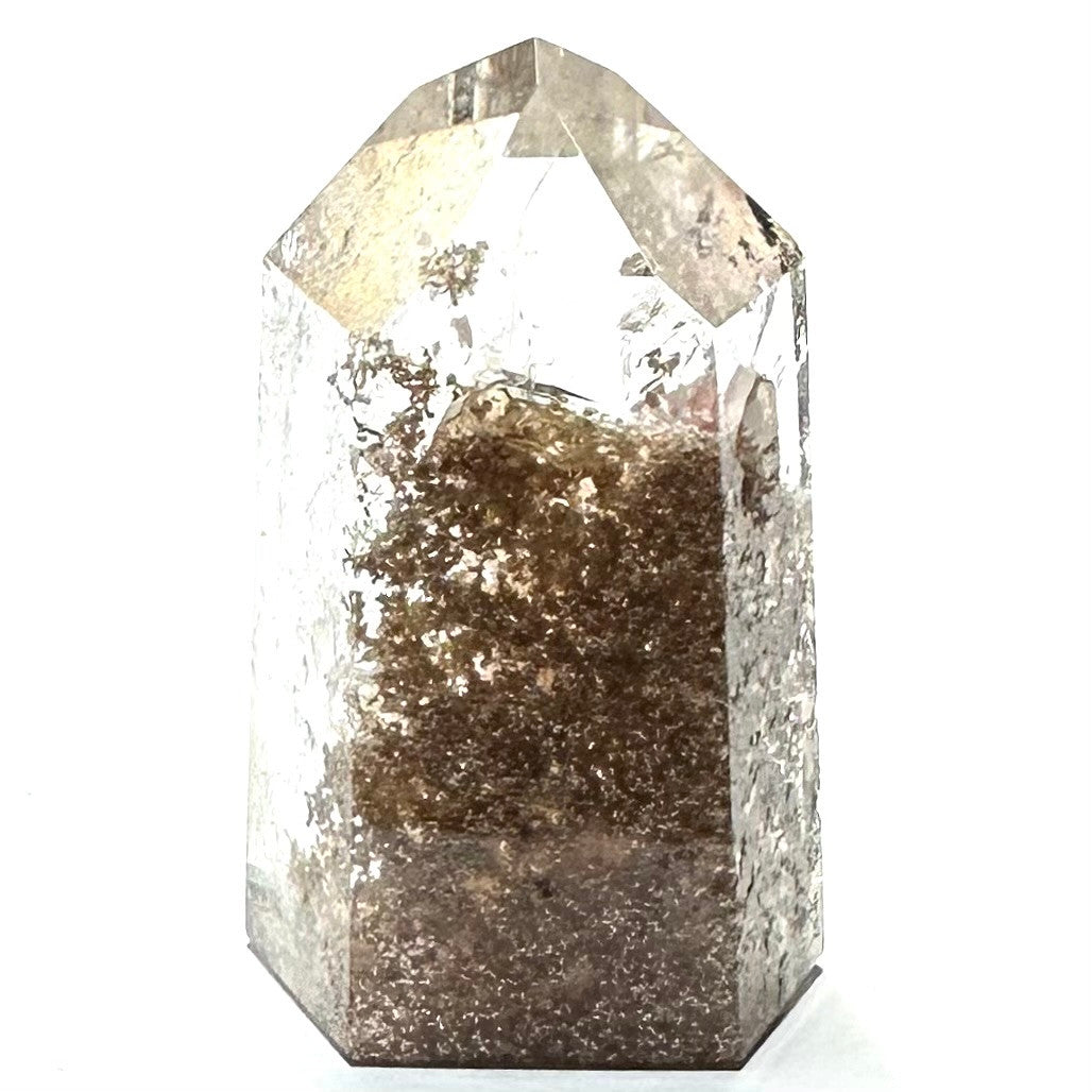 One of a Kind Garden Quartz with Rainbow Inclusions Mini Stone Tower-1 3/4 x 1"-NC7067