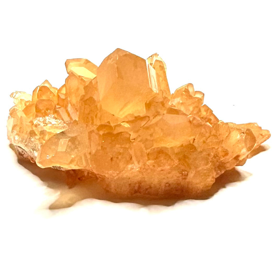 One of a Kind Tangerine Quartz Crystal Cluster-2 x 1 1/2" (NC5689)