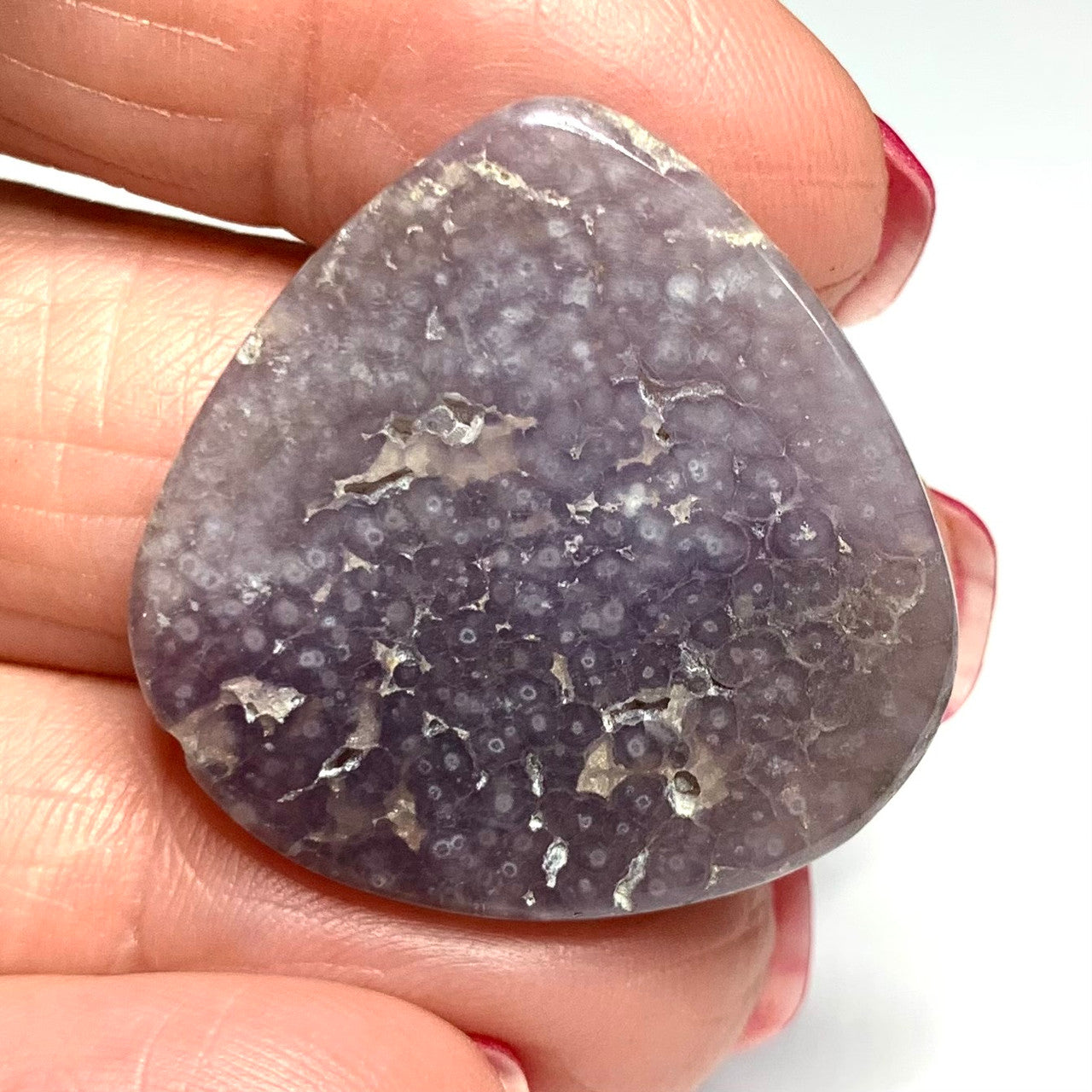 One of a Kind Grape Agate Druzy Cabochon-29mm (CAB4778)