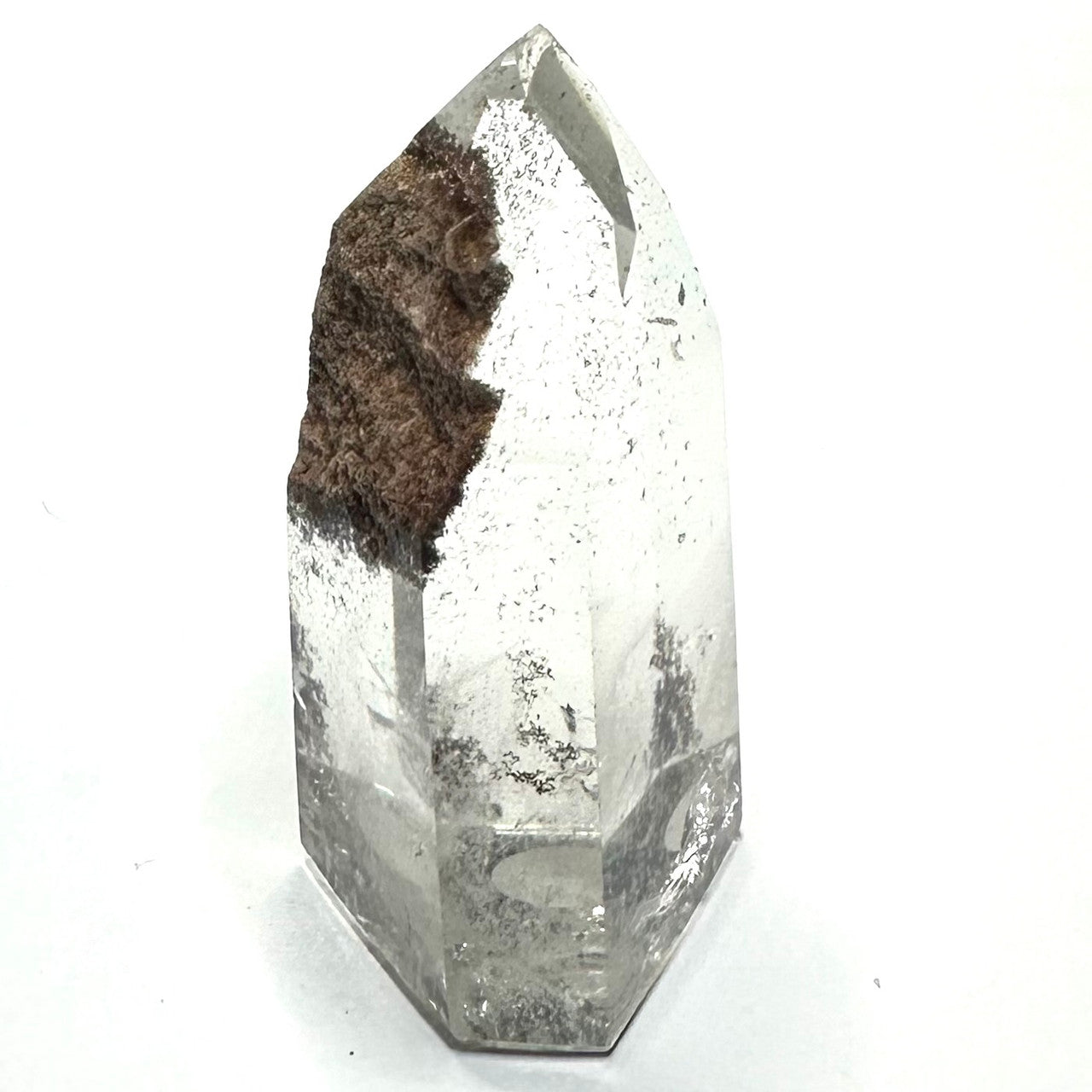 One of a Kind Garden Quartz with Rainbow Inclusions Stone Tower-2 1/2 x 1 1/2"