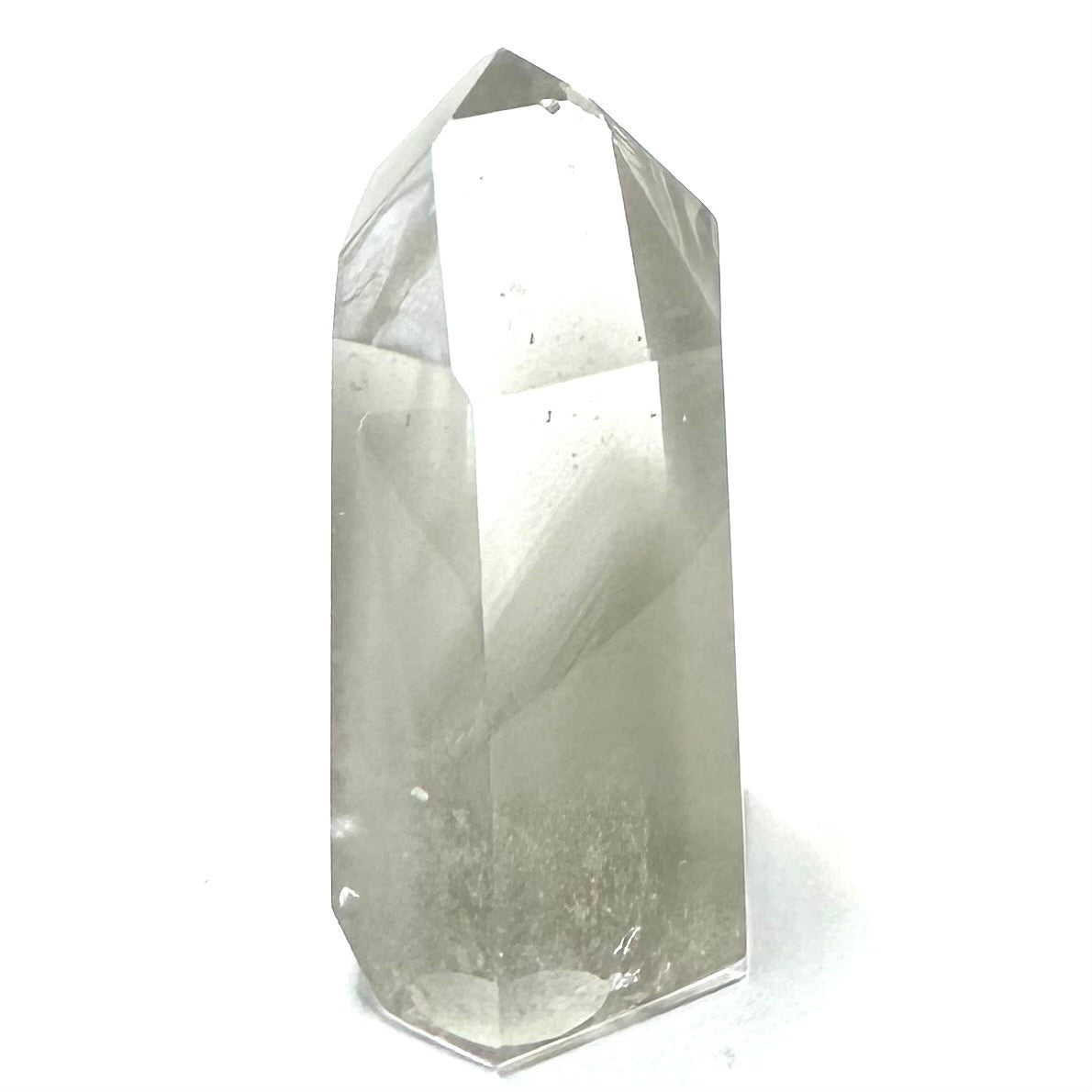 One of a Kind Phantom Quartz Crystal with Rainbow Inclusions Tower-2 1/4 x 1 1/2"