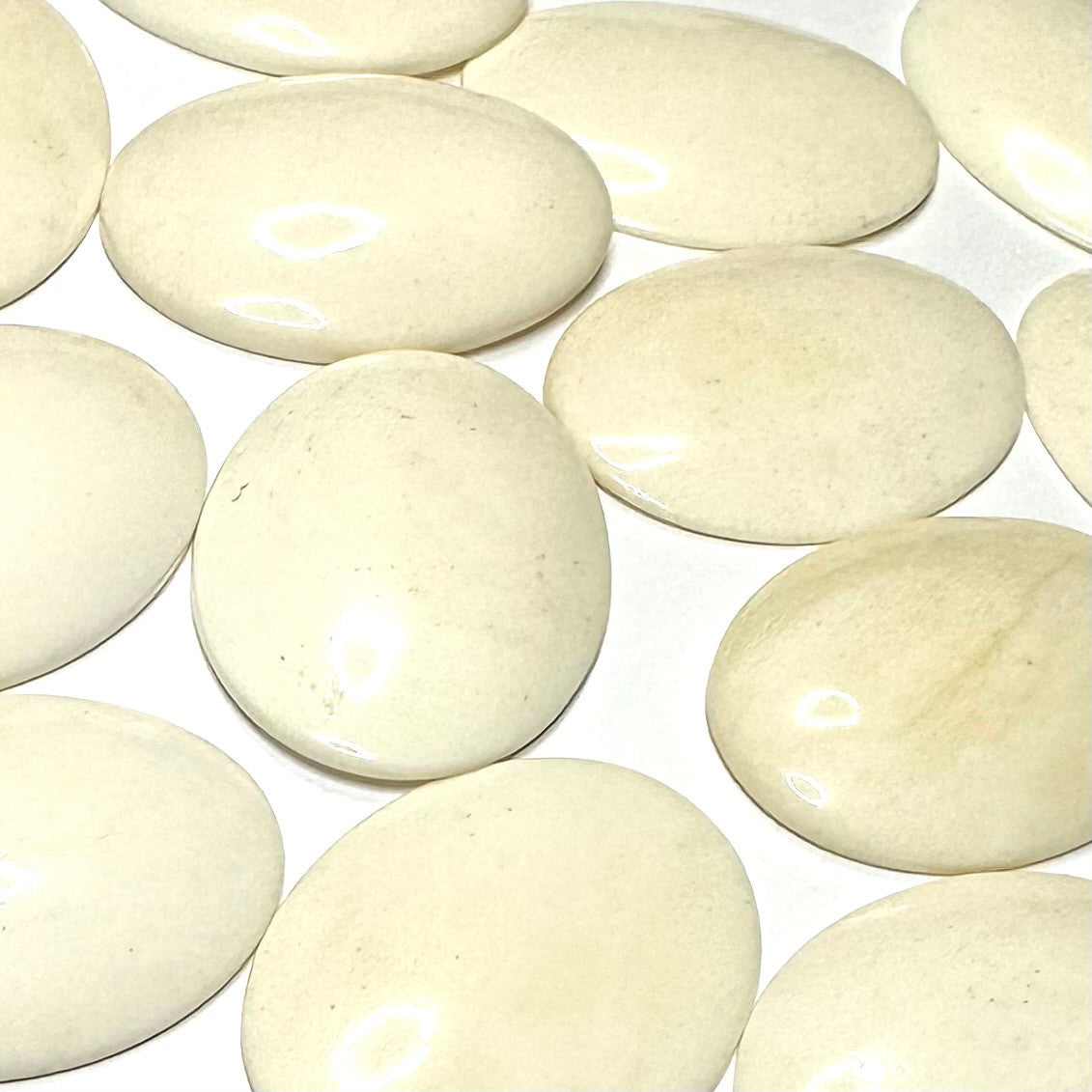 Natural Bone Oval Cabochons-40 x 30mm (CAB5714)
