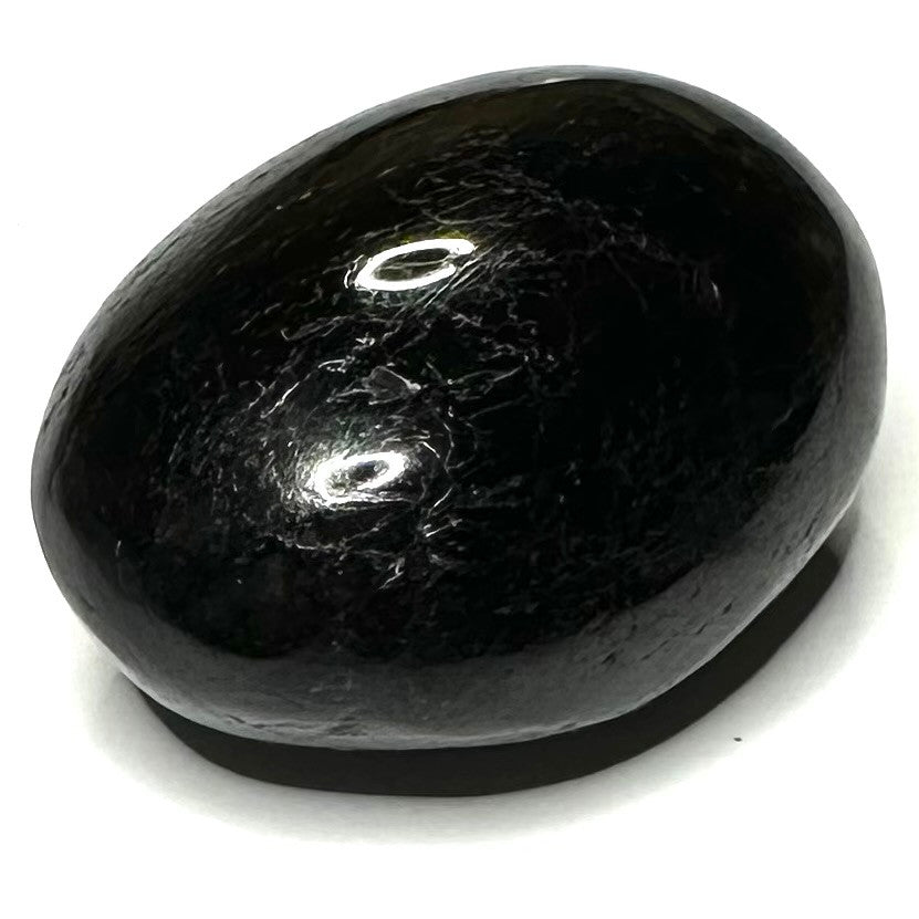 Black Tourmaline Palm Stones-1 1/2-1 3/4" (NC5716)
