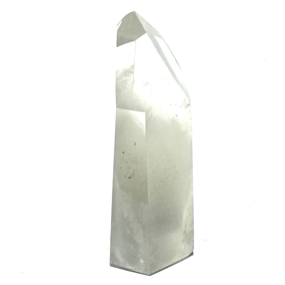 One of a Kind Phantom Quartz Crystal with Rainbow Inclusions Tower-1 1/2 x 1"