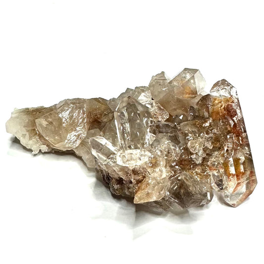 Lodolite Quartz with Rainbow Inclusions Cluster-2 3/4 x 2"