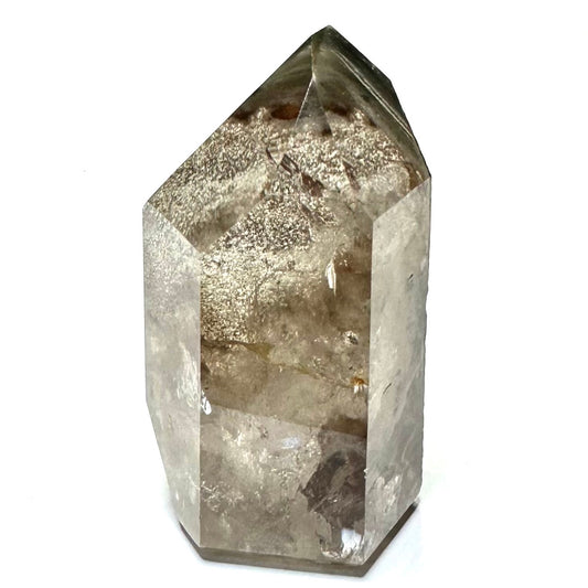 Smokey Lodolite Quartz with Rainbow Inclusions Tower-2 1/ x 1 1/2"